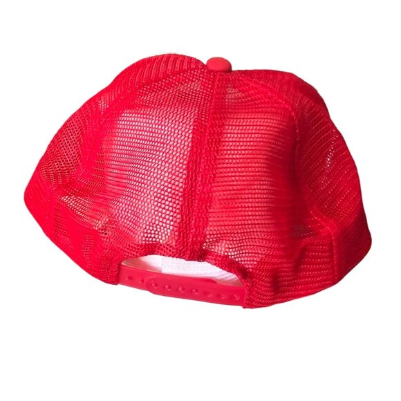 VTG Cherokee North Carolina Red Foam Mesh Trucker Rope Hat Snapback Cap 80s 90s - Picture 8 of 10